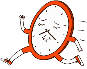 Running clock